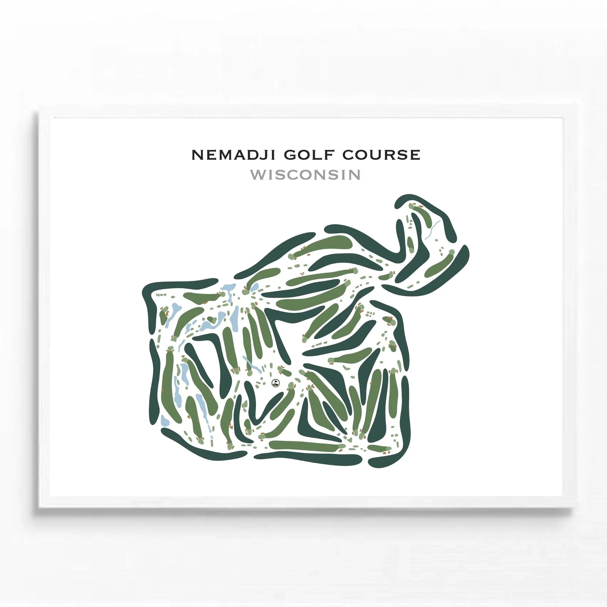 Nemadji Golf Course, Wisconsin - Printed Golf Course