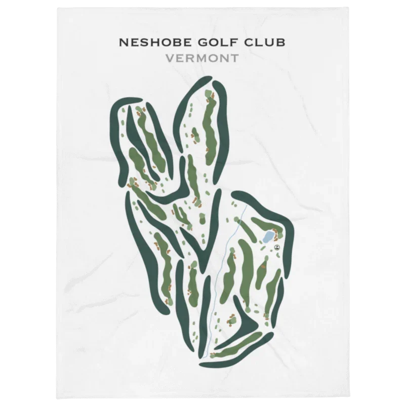 Neshobe Golf Club, Vermont - Printed Golf Course