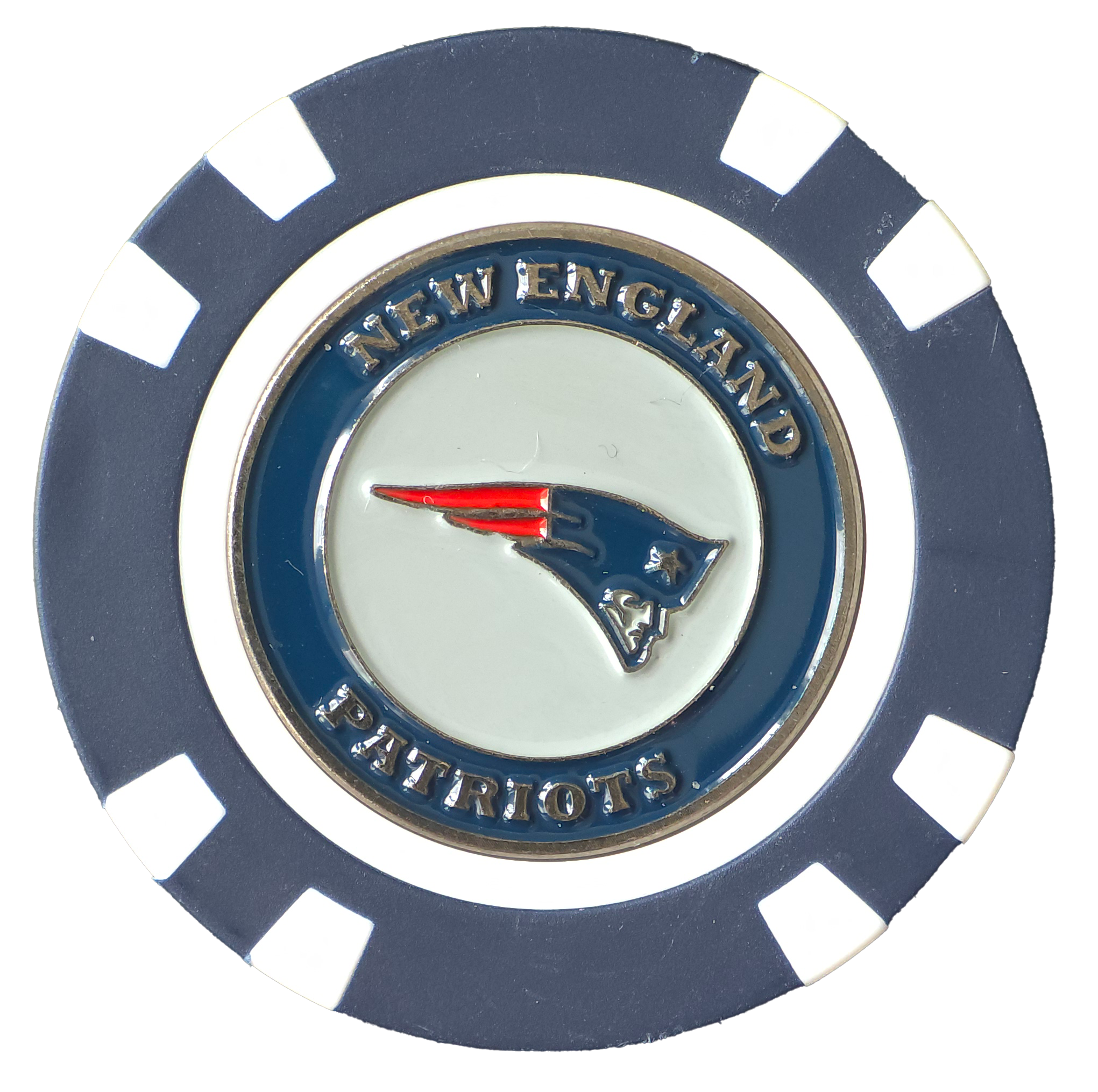Officially Licensed New England Patriots Poker Chip Ball Marker