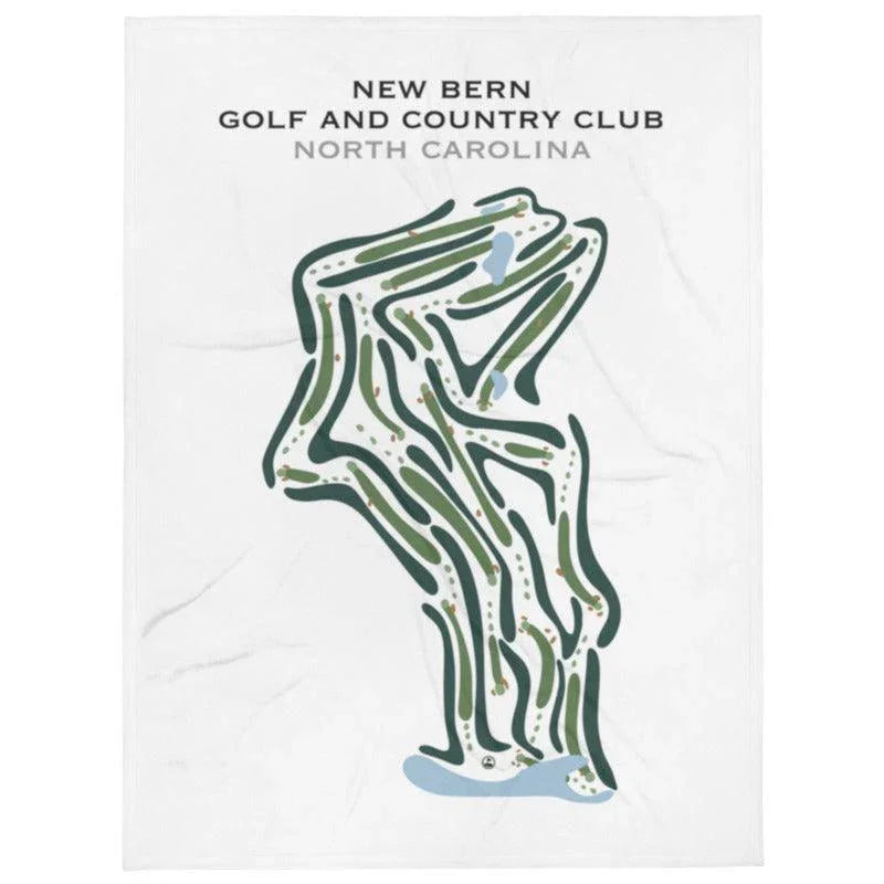 New Bern Golf & Country Club, North Carolina - Printed Golf Courses