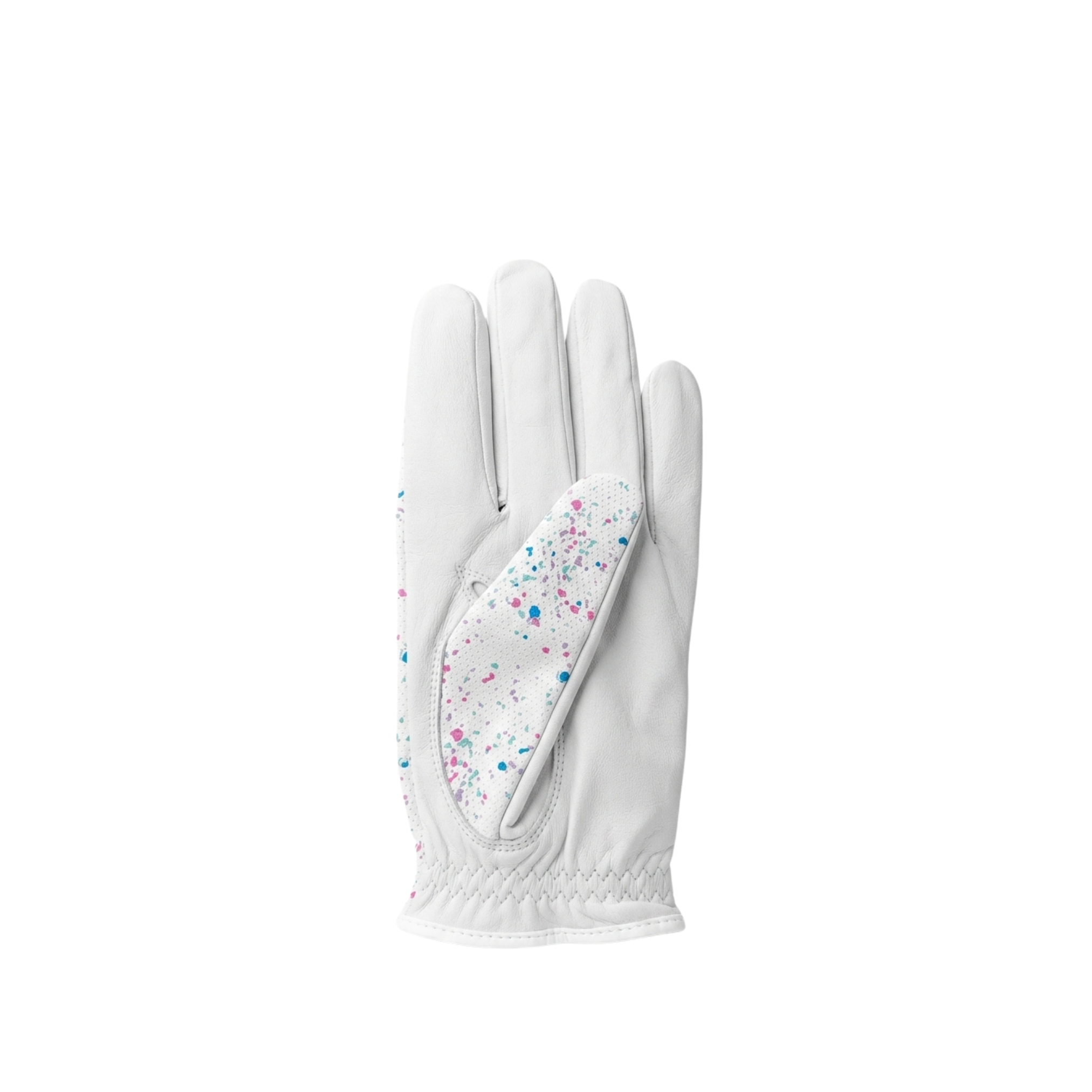 White Paint Splatter Golf Glove