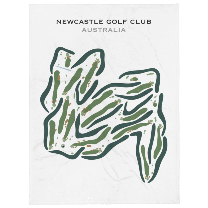 Newcastle Golf Club, Australia - Printed Golf Courses