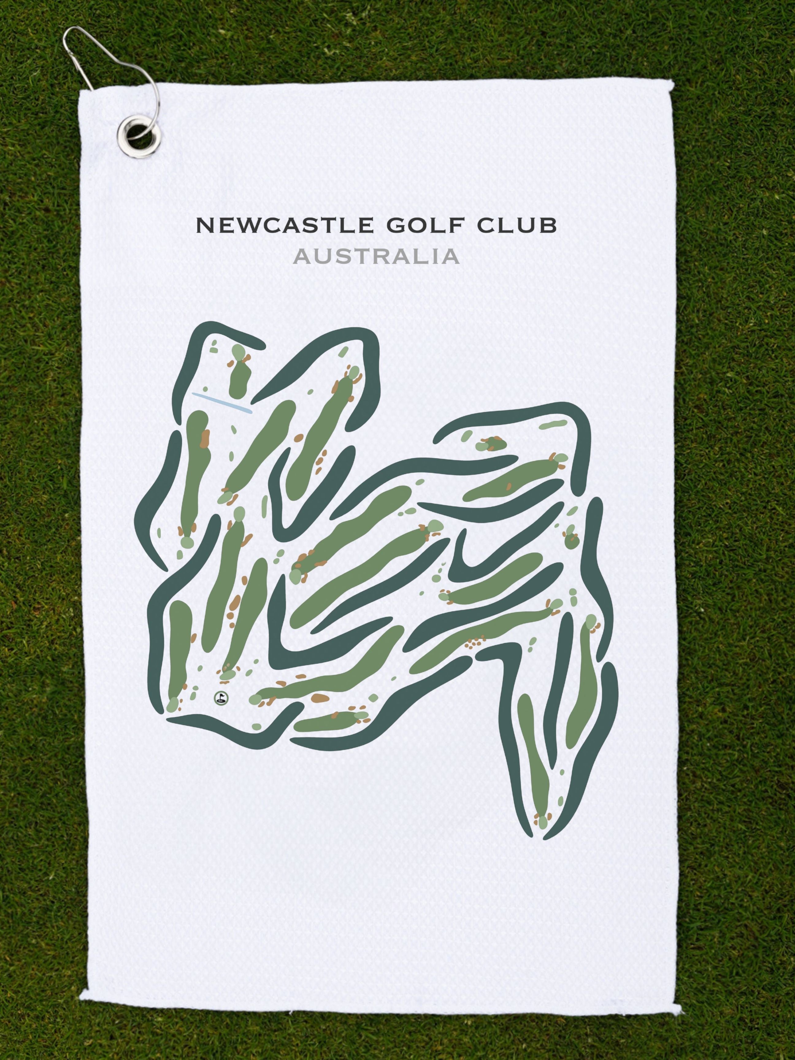 Newcastle Golf Club, Australia - Printed Golf Courses