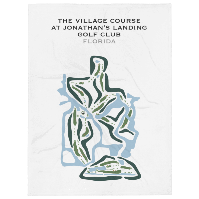 The New Village Course at Jonathan's Landing Golf Club, Florida - Printed Golf Courses