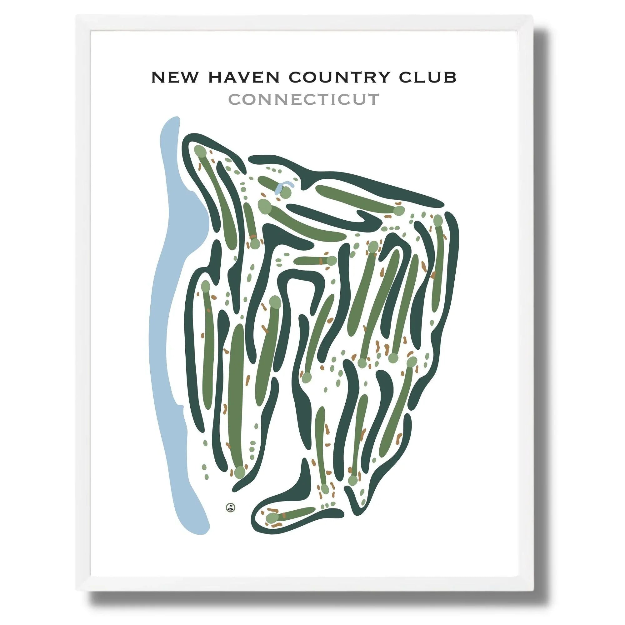 New Haven Country Club, Connecticut - Printed Golf Courses