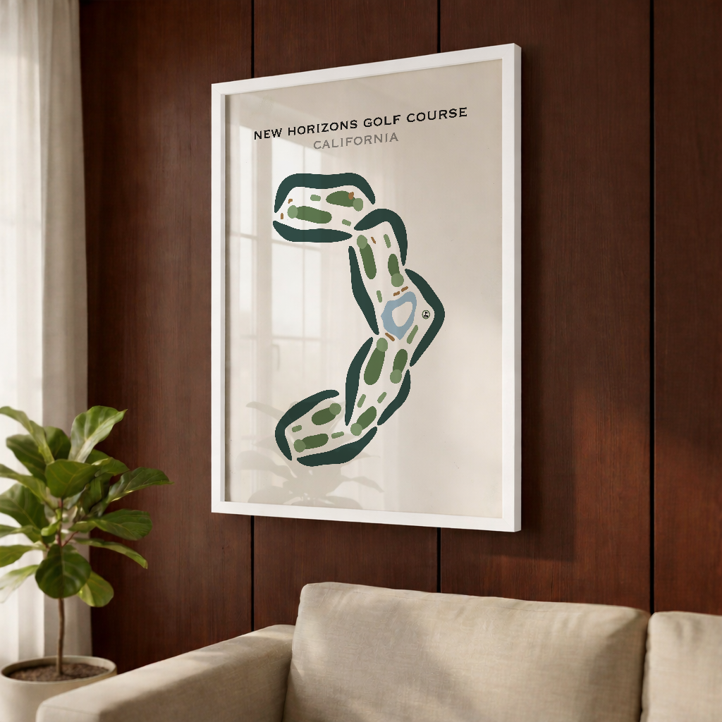New Horizons Golf Course, California - Printed Golf Courses