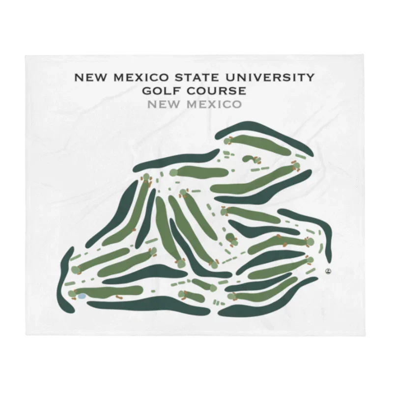 New Mexico State University Golf Course, New Mexico - Printed Golf Course
