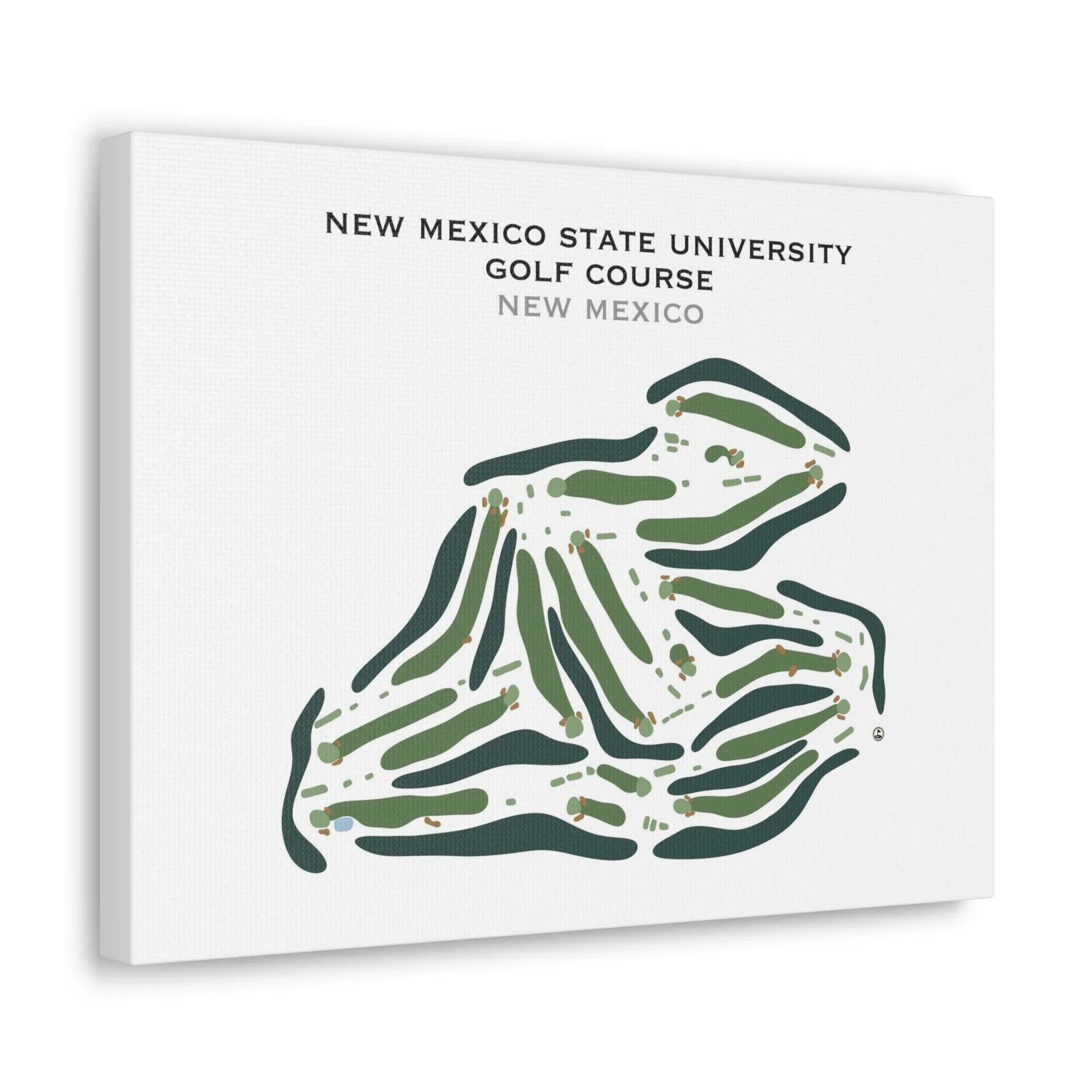 New Mexico State University Golf Course, New Mexico - Printed Golf Course