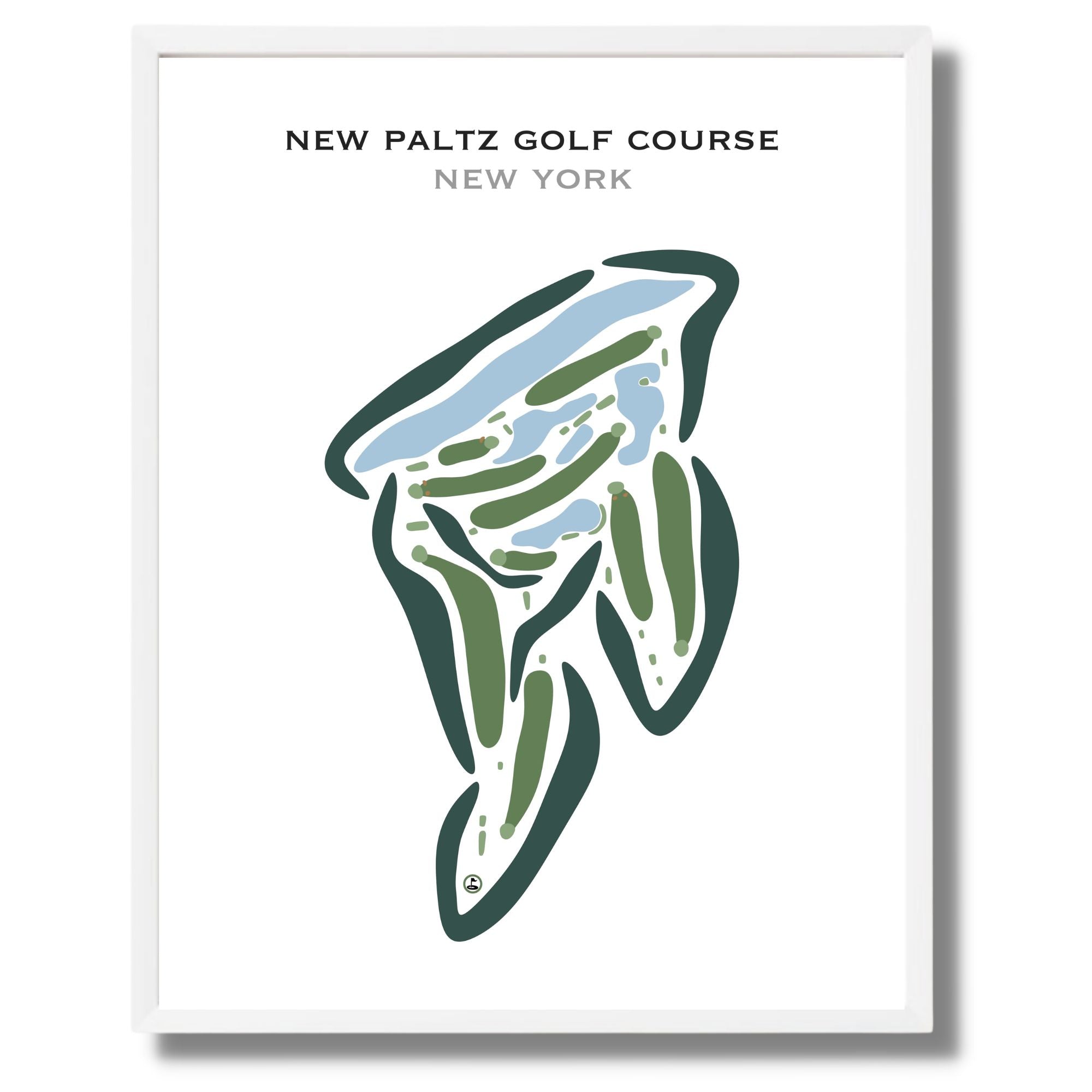 New Paltz Golf Course, New York - Printed Golf Courses