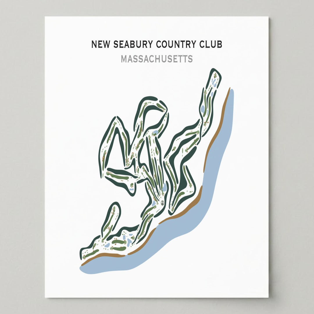 New Seabury Country Club, Massachusetts - Printed Golf Courses