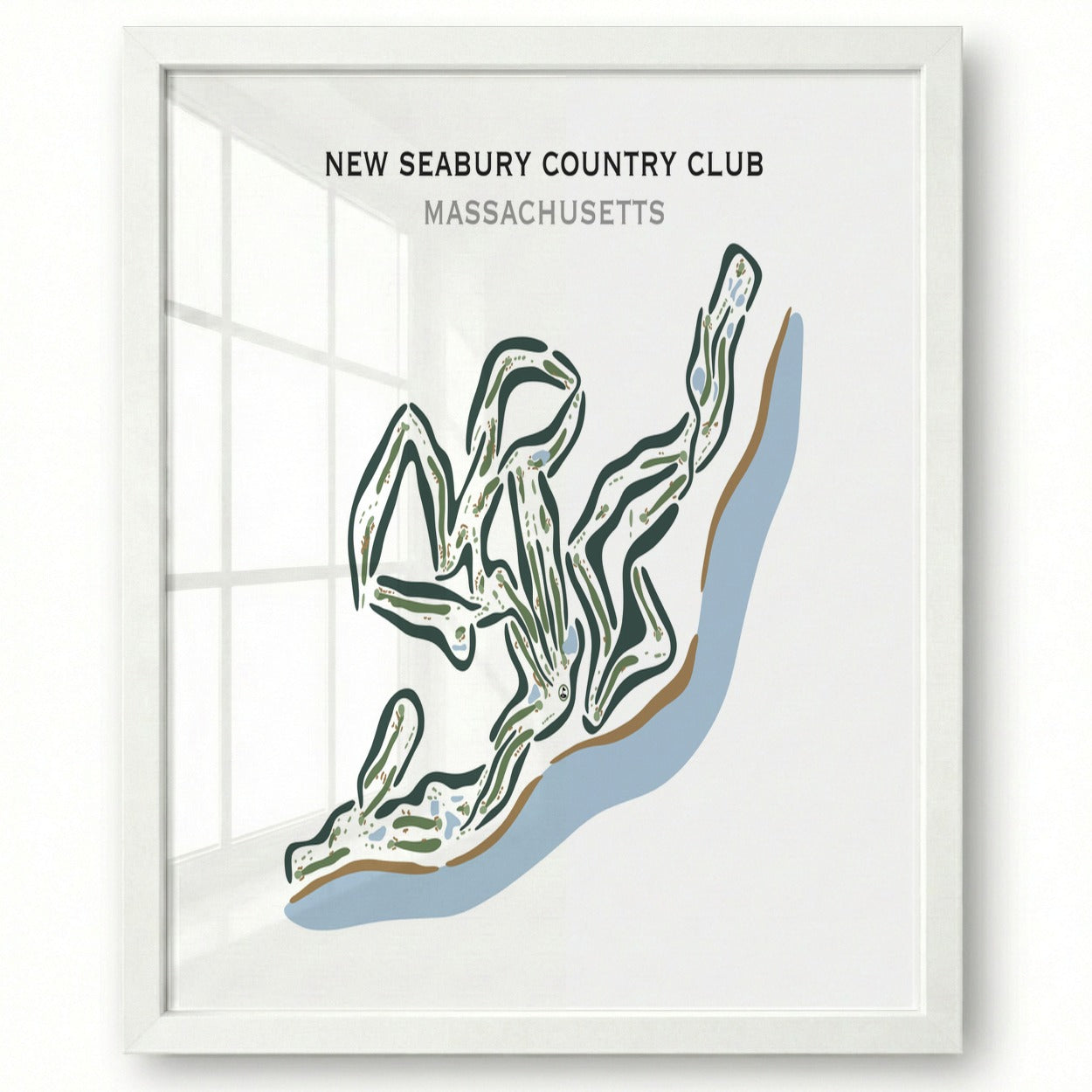 New Seabury Country Club, Massachusetts - Printed Golf Courses