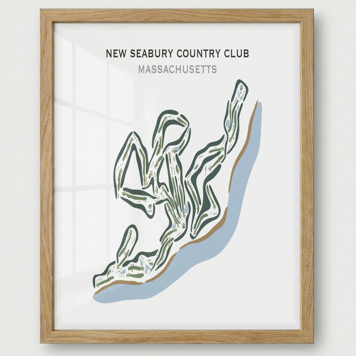 New Seabury Country Club, Massachusetts - Printed Golf Courses
