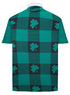 Shamrock Plaid Mens Golf Polo Shirt by ReadyGOLF