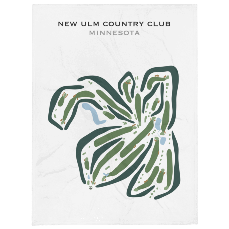 New Ulm Country Club, Minnesota - Printed Golf Courses