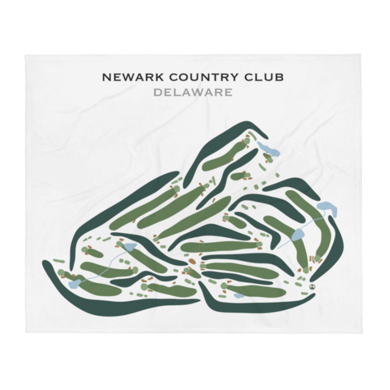 Newark Country Club, Delaware - Printed Golf Courses