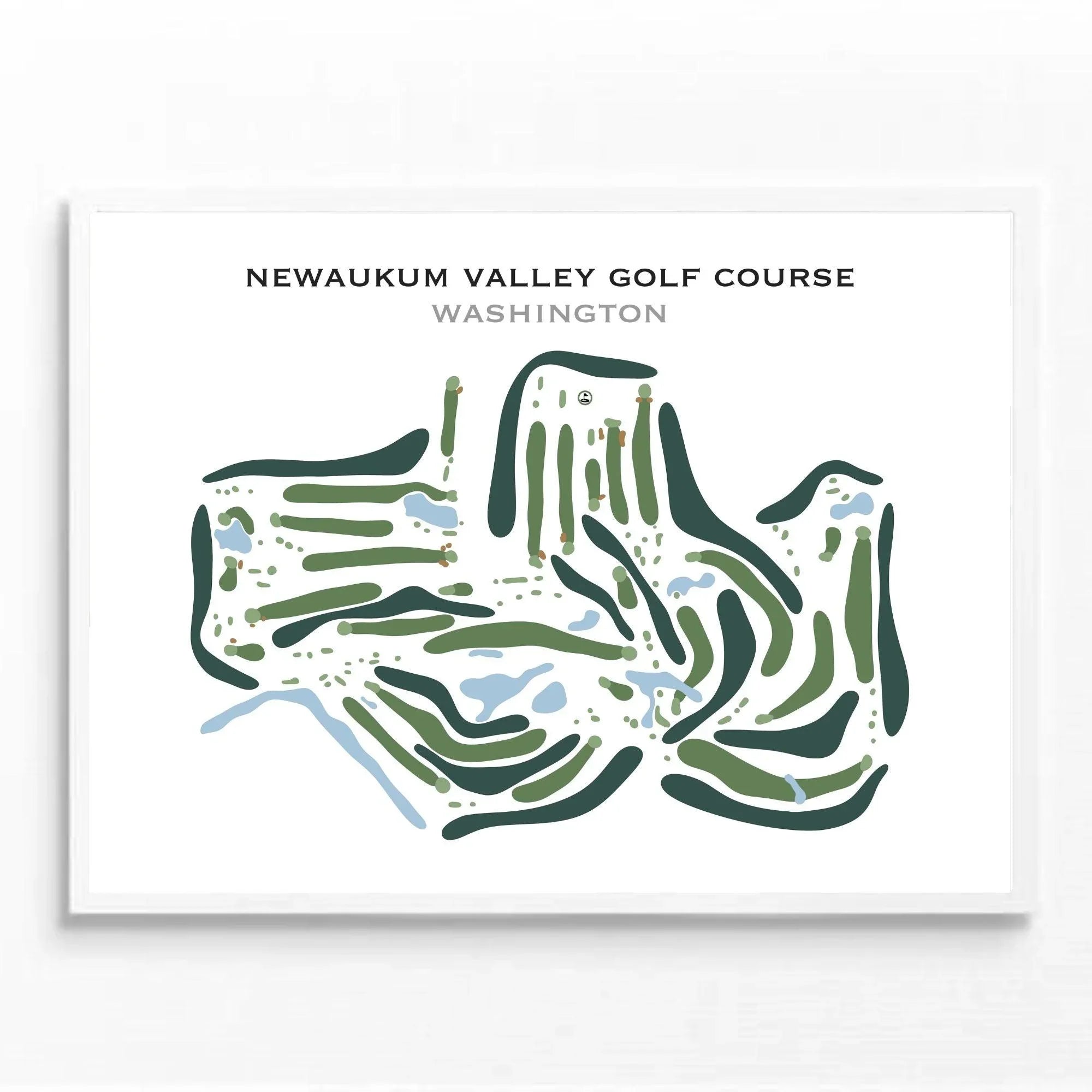 Newaukum Valley Golf Course, Washington - Printed Golf Course