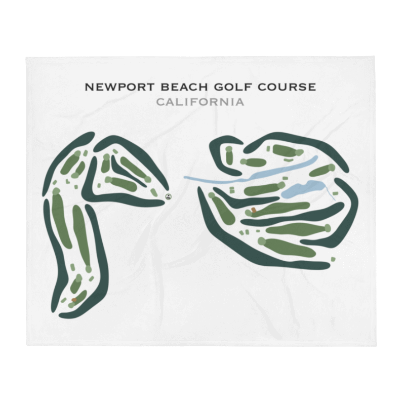 Newport Beach Golf Course, California - Printed Golf Courses