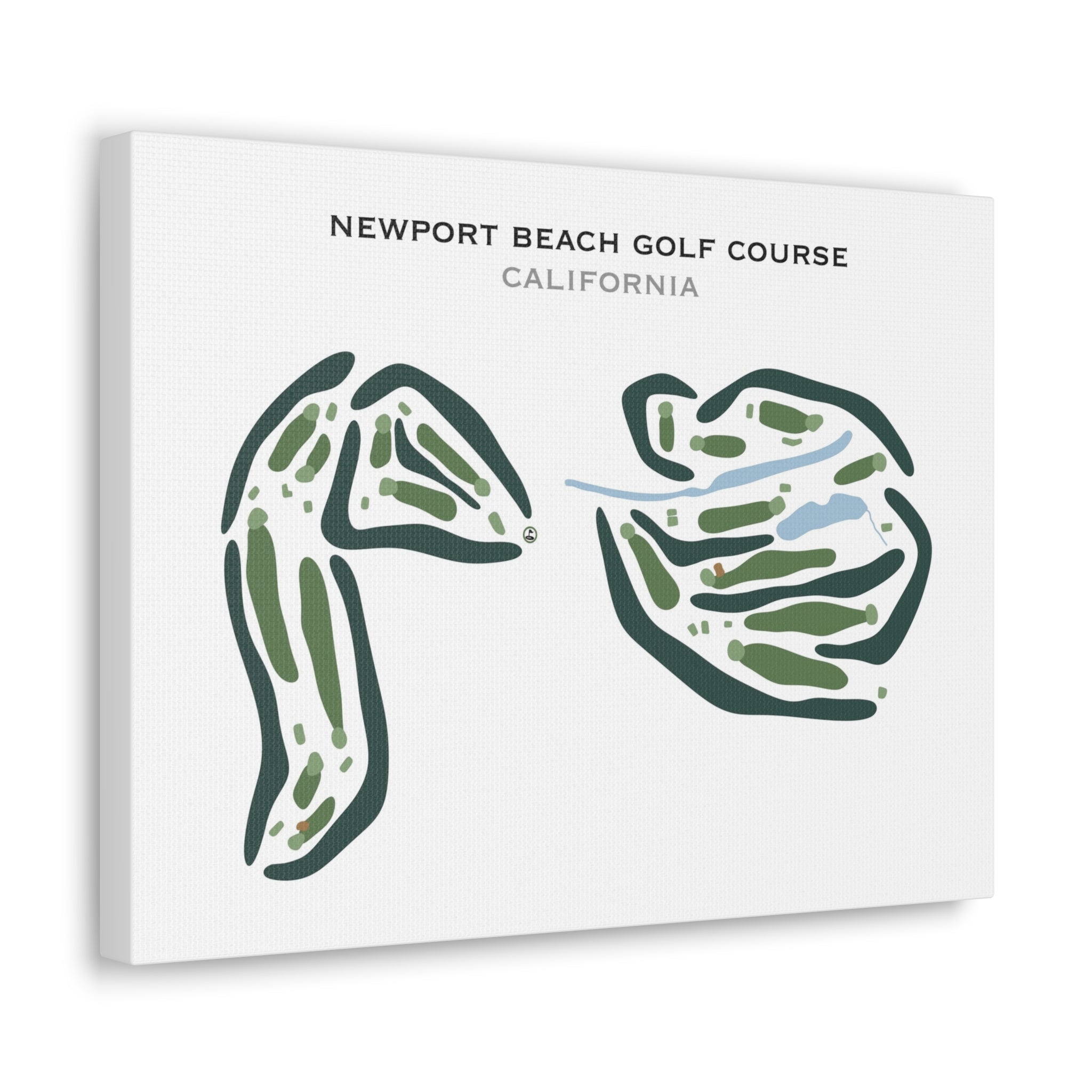 Newport Beach Golf Course, California - Printed Golf Courses