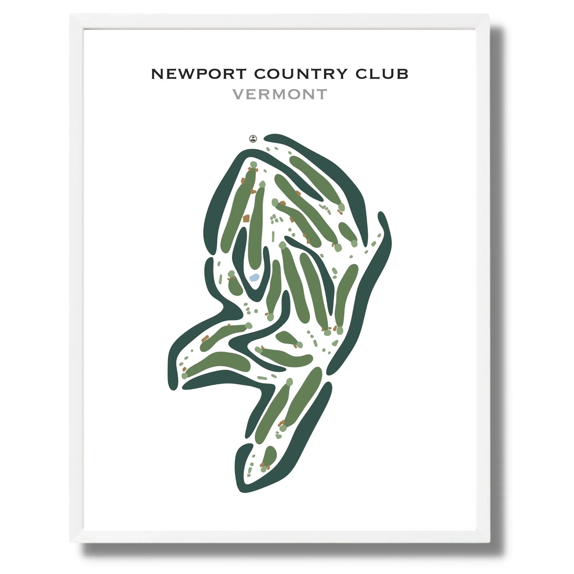 Newport Country Club, Vermont - Printed Golf Courses