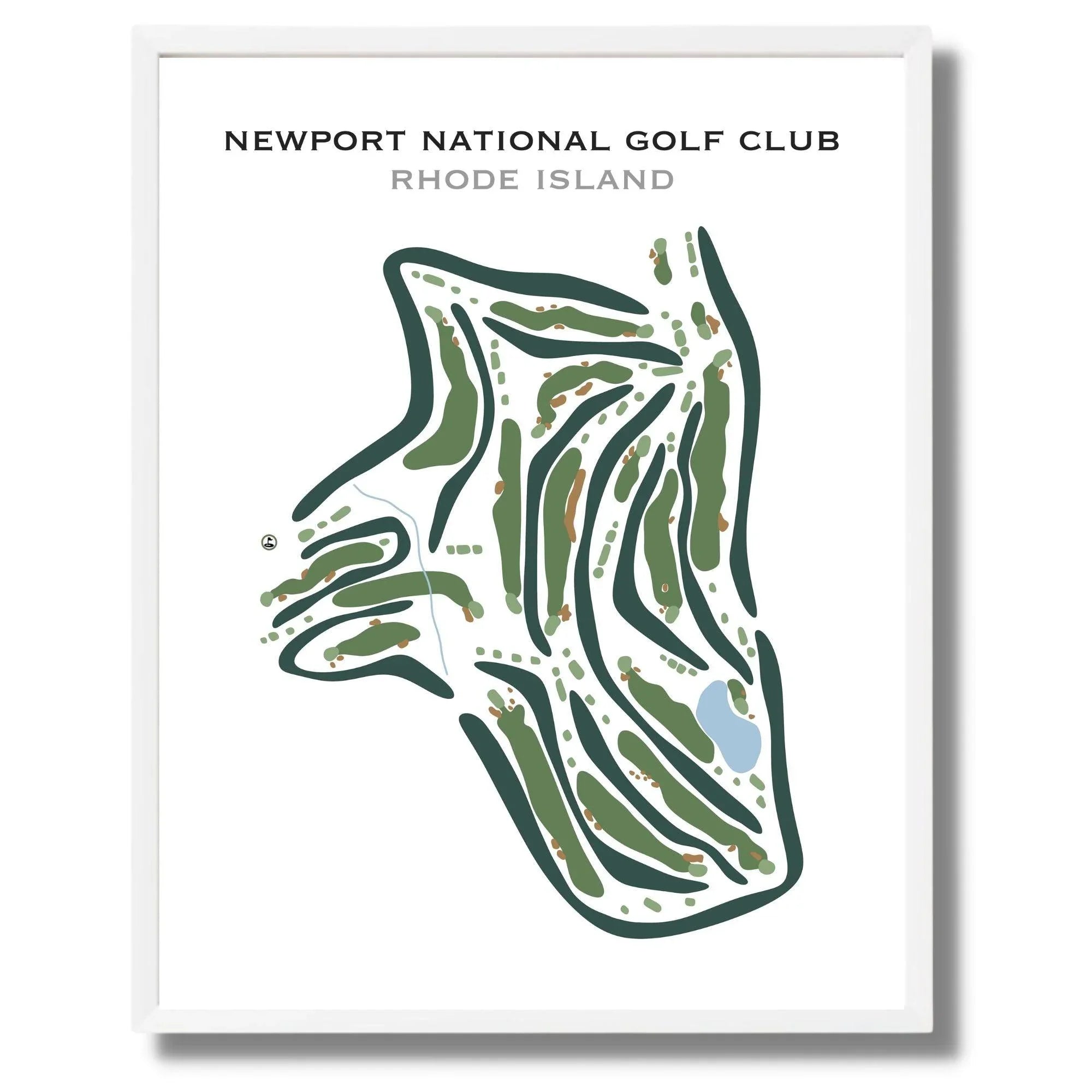 Newport National Golf Club, Rhode Island - Printed Golf Courses