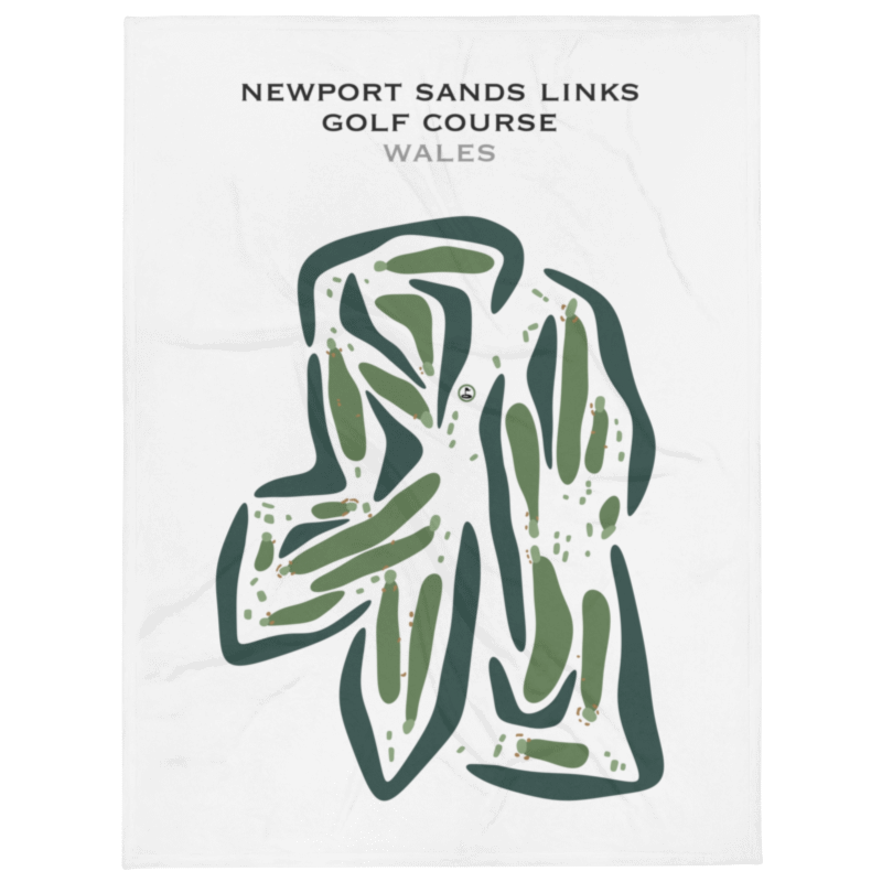 Newport Sands Links Golf Course, Wales - Printed Golf Courses