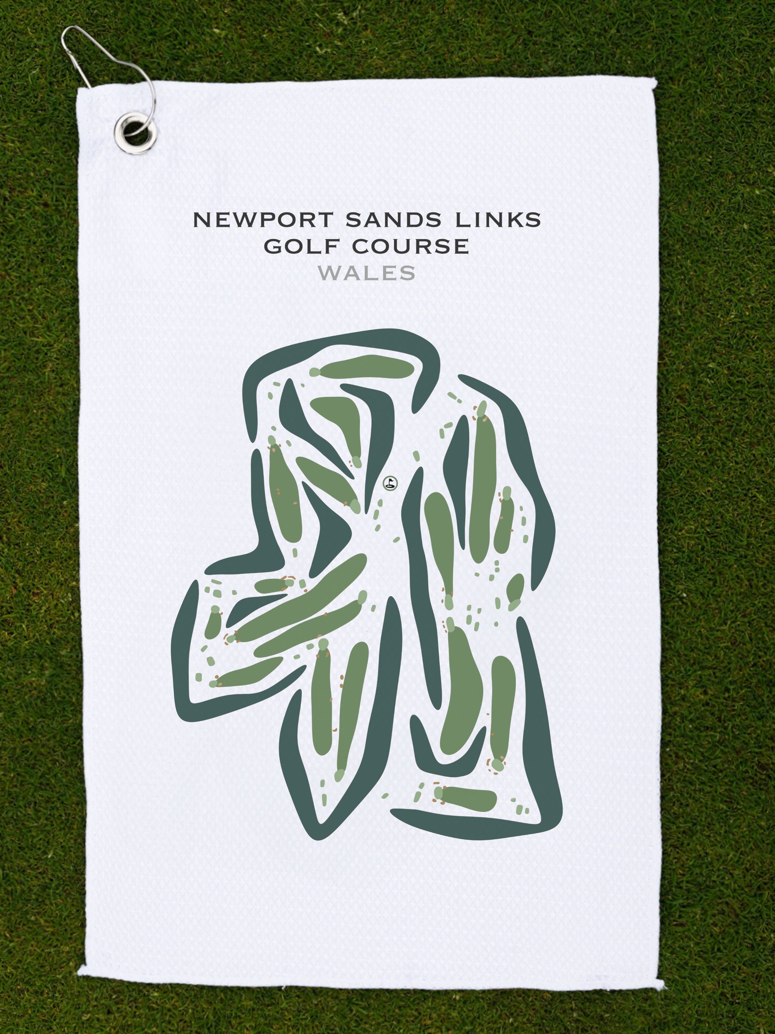 Newport Sands Links Golf Course, Wales - Printed Golf Courses