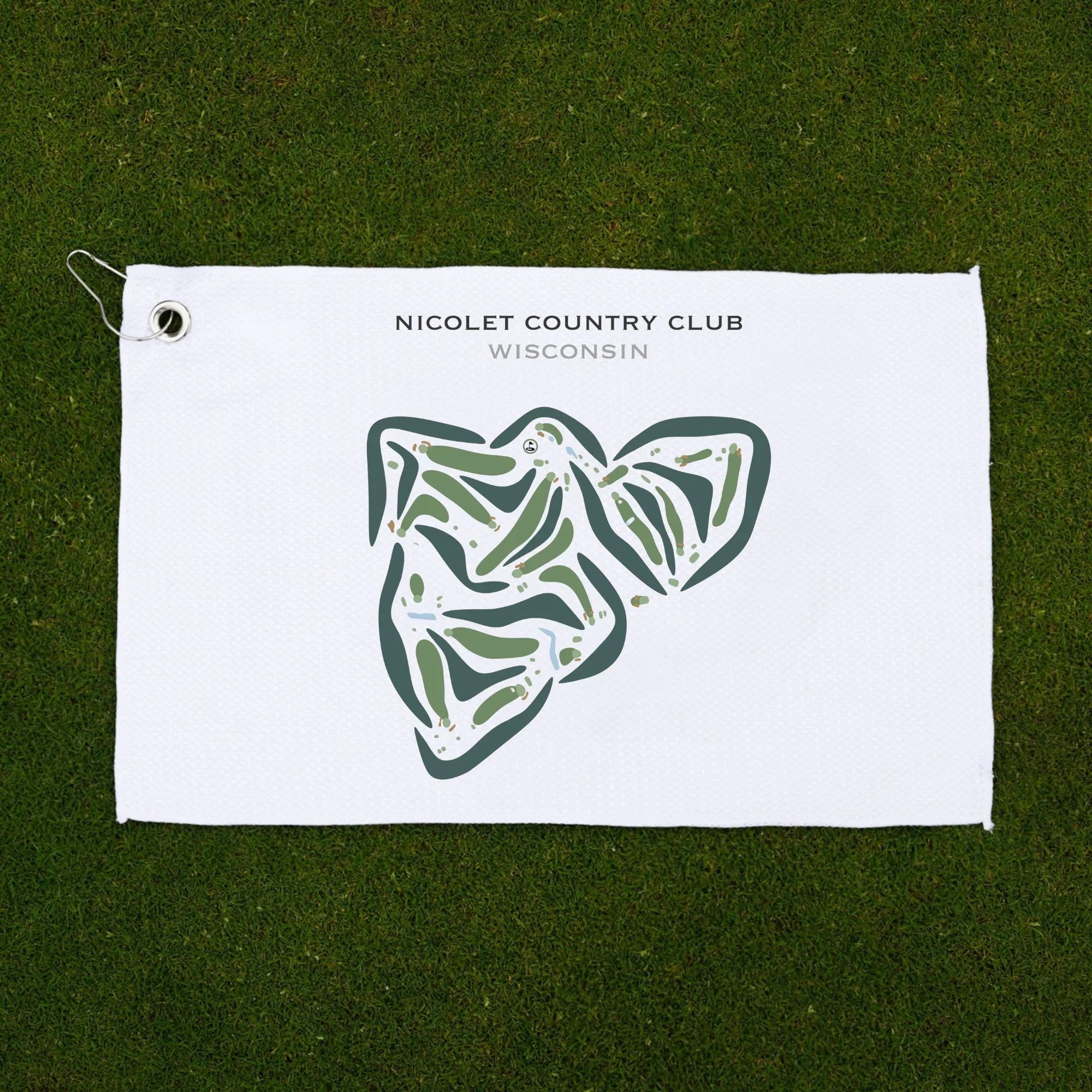 Nicolet Country Club, Wisconsin - Printed Golf Courses