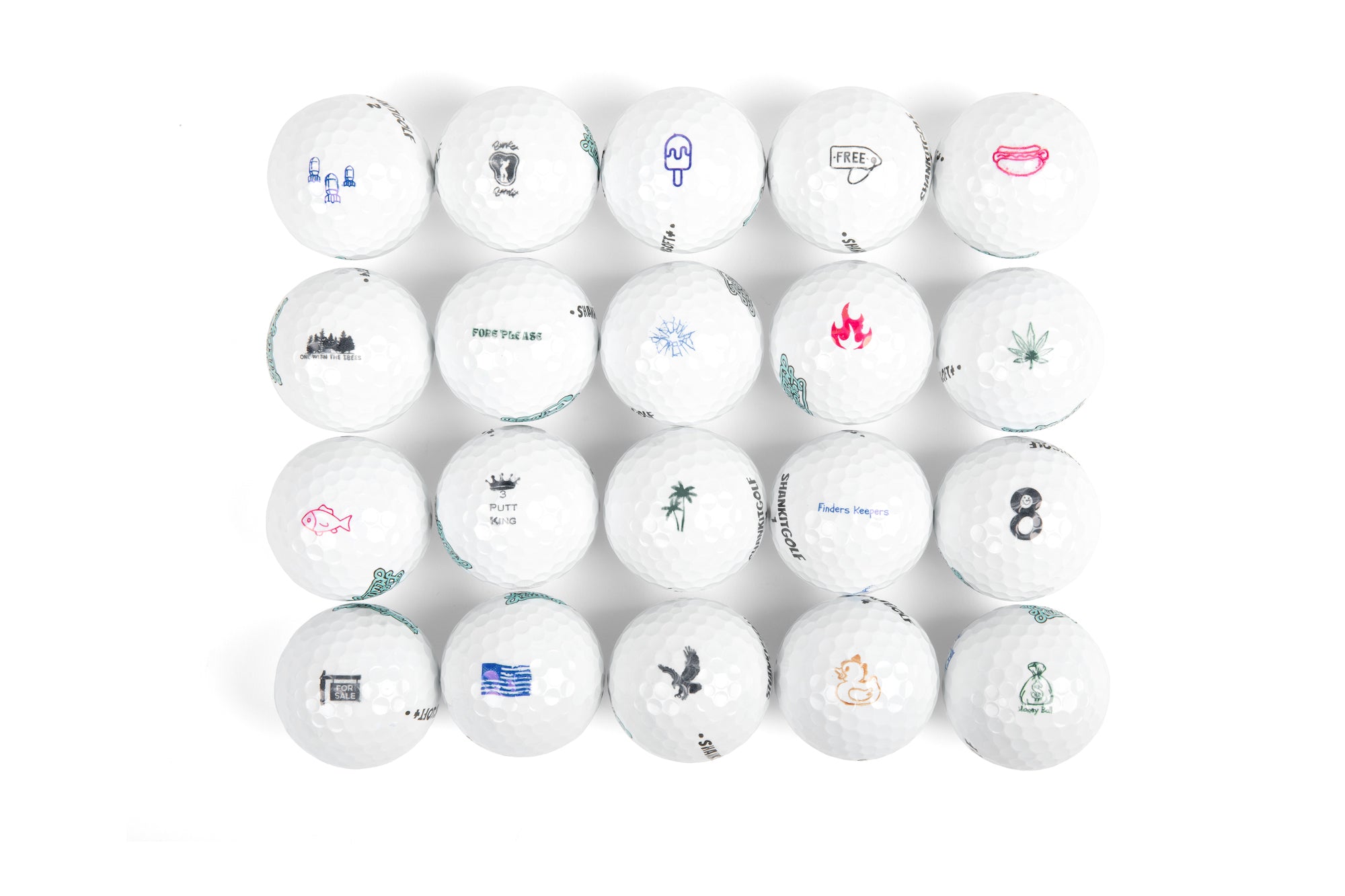 Shankitgolf Ball Stamps 5+ Designs