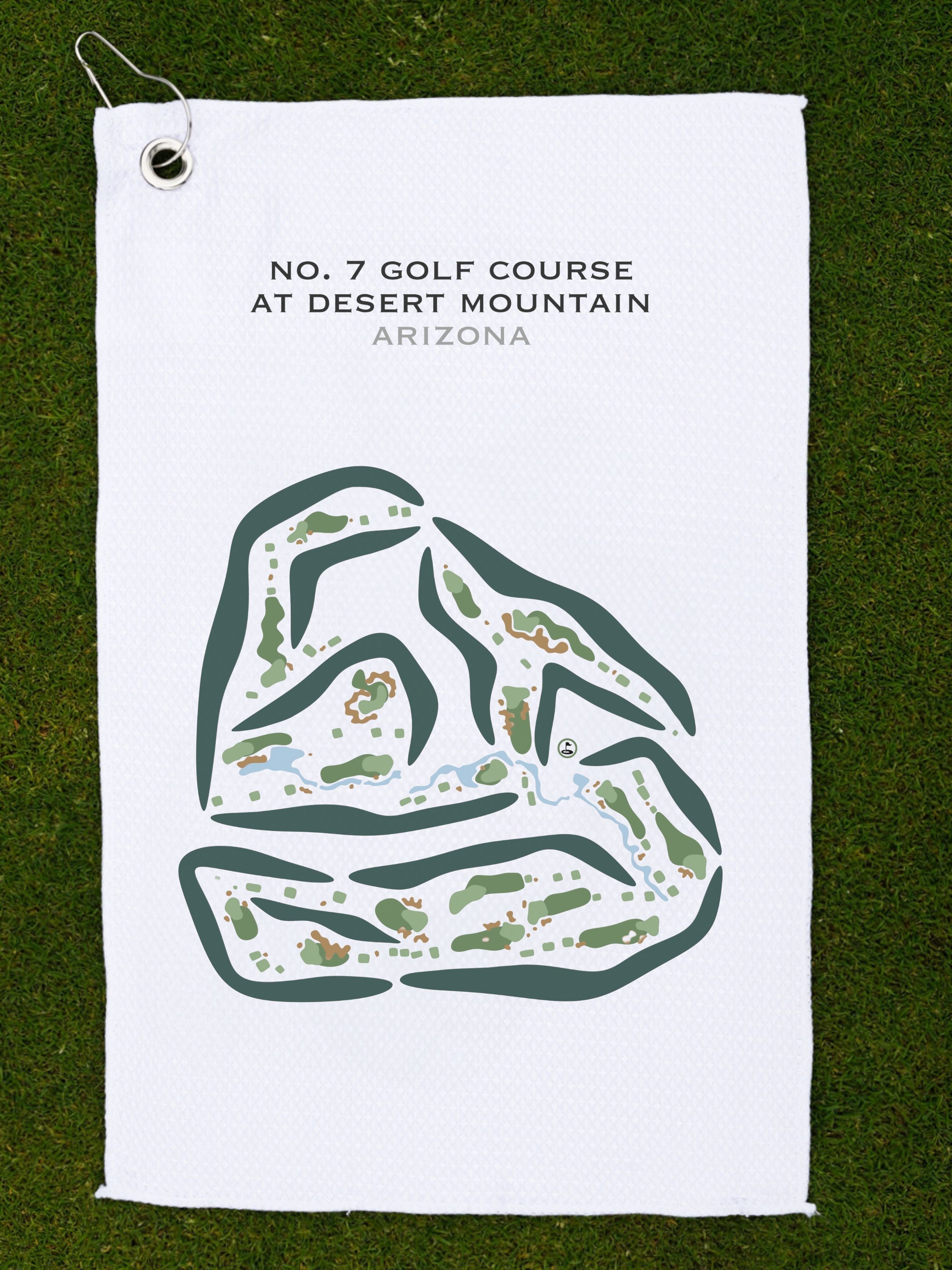 No. 7 at Desert Mountain, Arizona - Printed Golf Courses