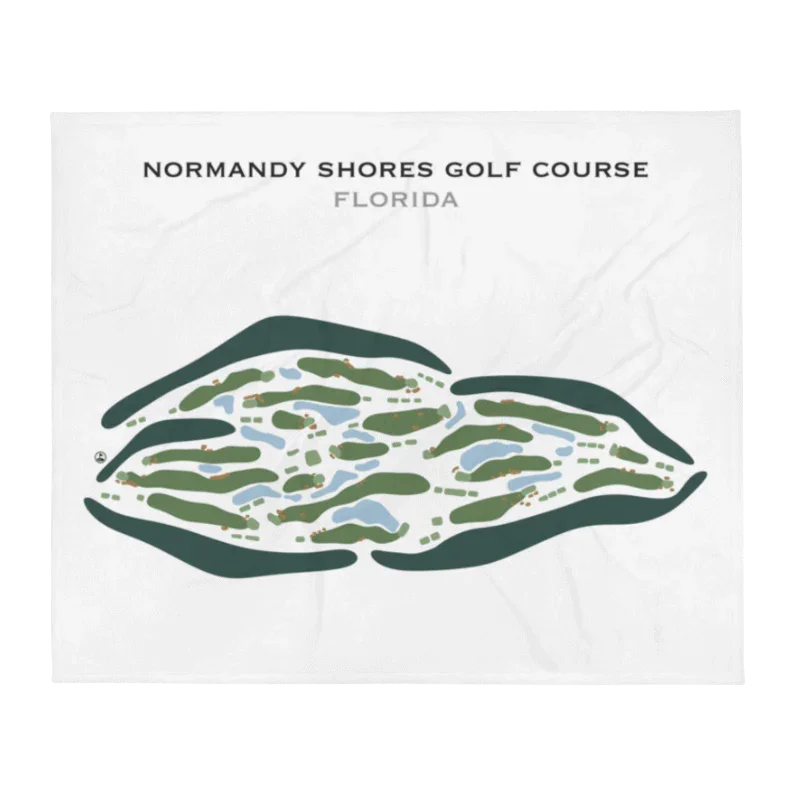 Normandy Shores Golf Course, Florida - Printed Golf Courses