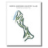 North Andover Country Club, Massachusetts - Printed Golf Course