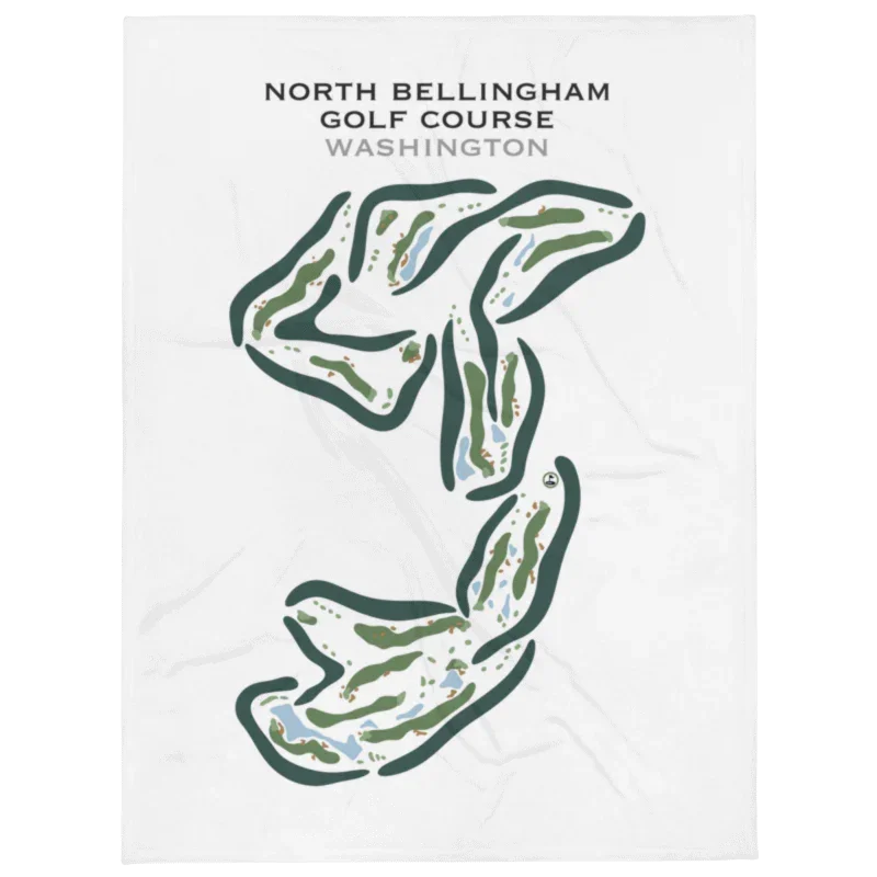 North Bellingham Golf Course, Washington State - Printed Golf Courses
