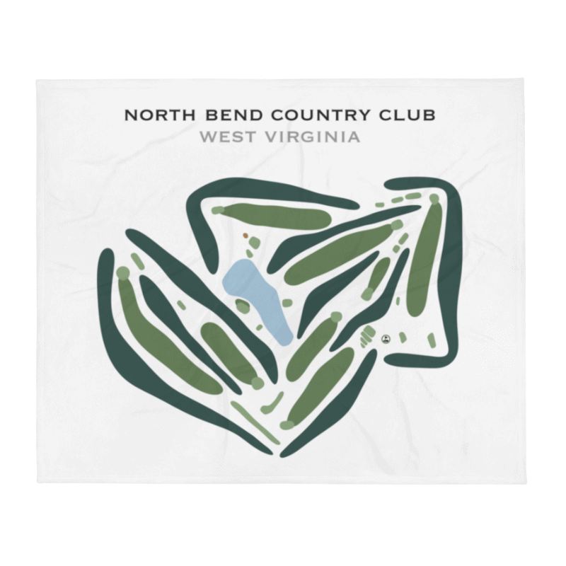 North Bend Golf Course, West Virginia - Printed Golf Courses