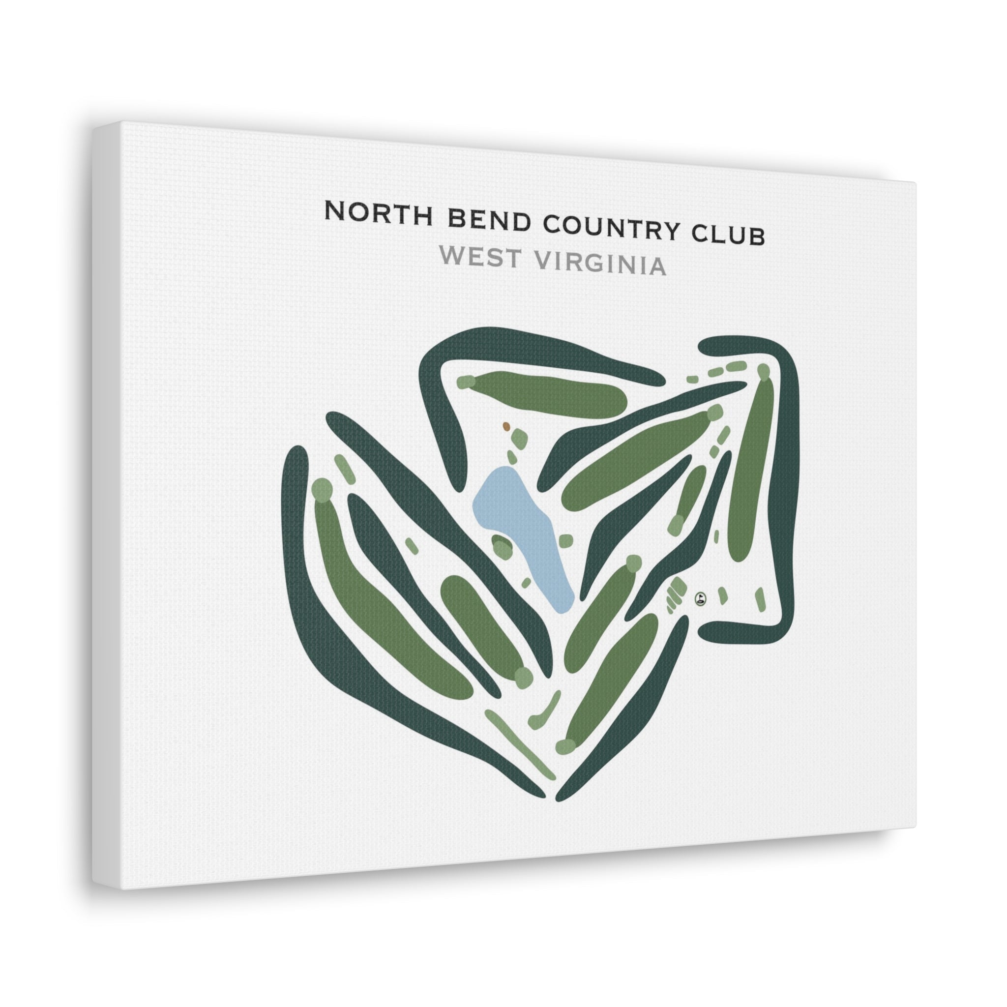 North Bend Golf Course, West Virginia - Printed Golf Courses
