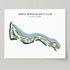 North Berwick Golf Club, Scotland - Printed Golf Courses