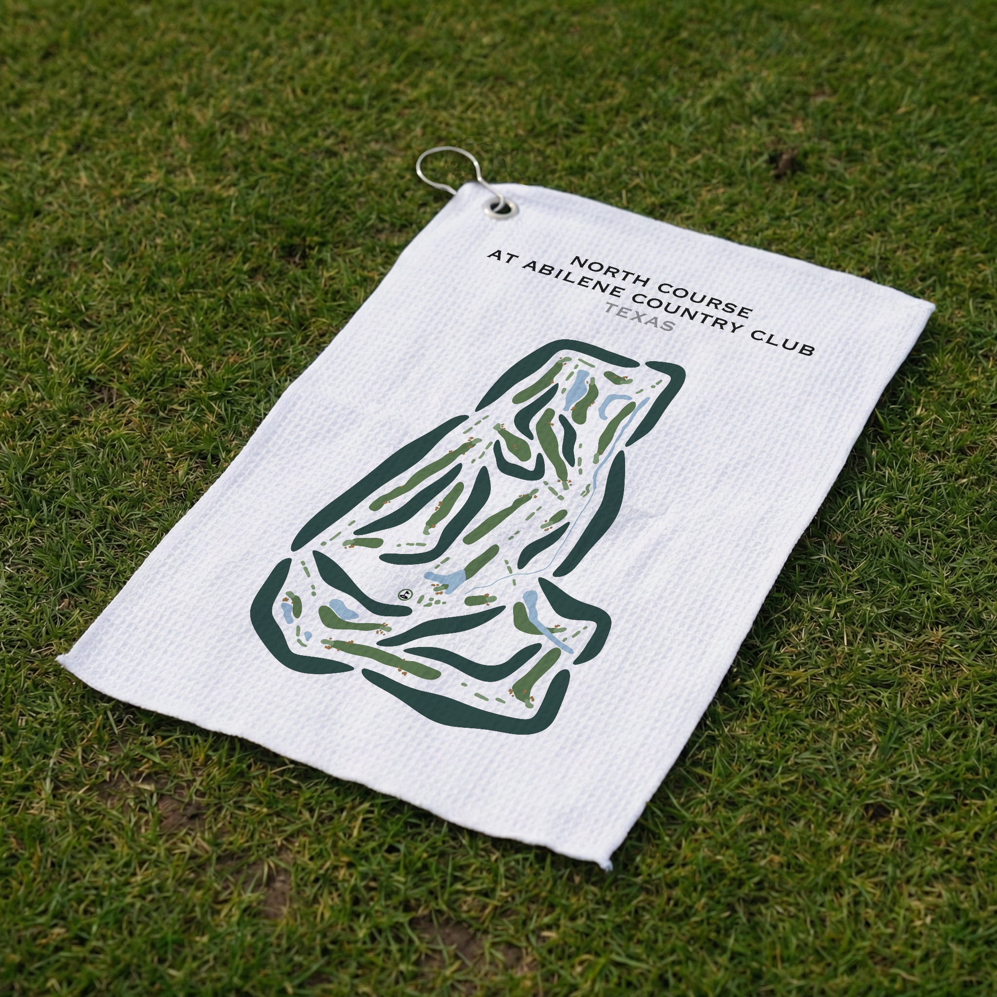 North Course at Abilene Country Club, Texas - Printed Golf Courses