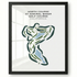 North Course at Admiral Baker Golf Course, California - Printed Golf Courses