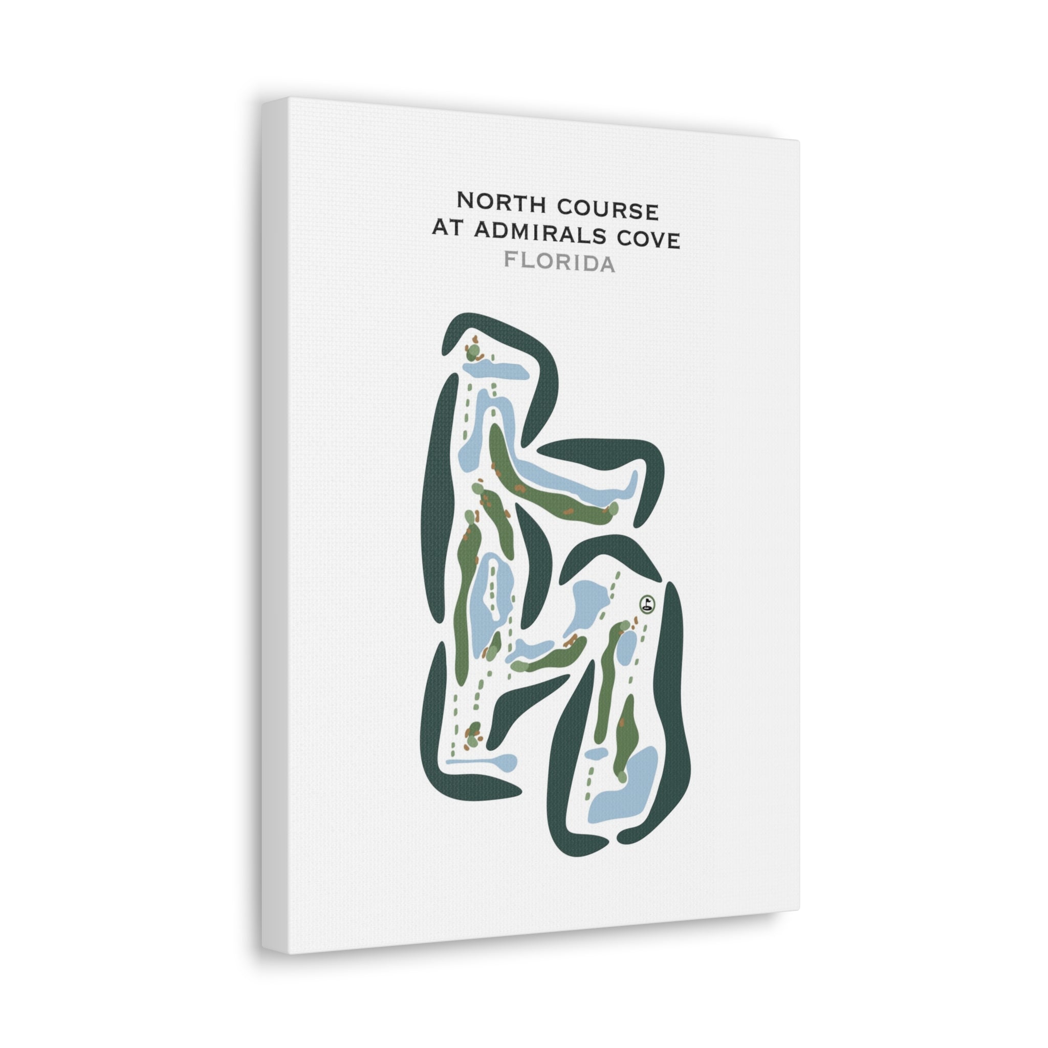 North Course at Admirals Cove, Florida - Printed Golf Courses