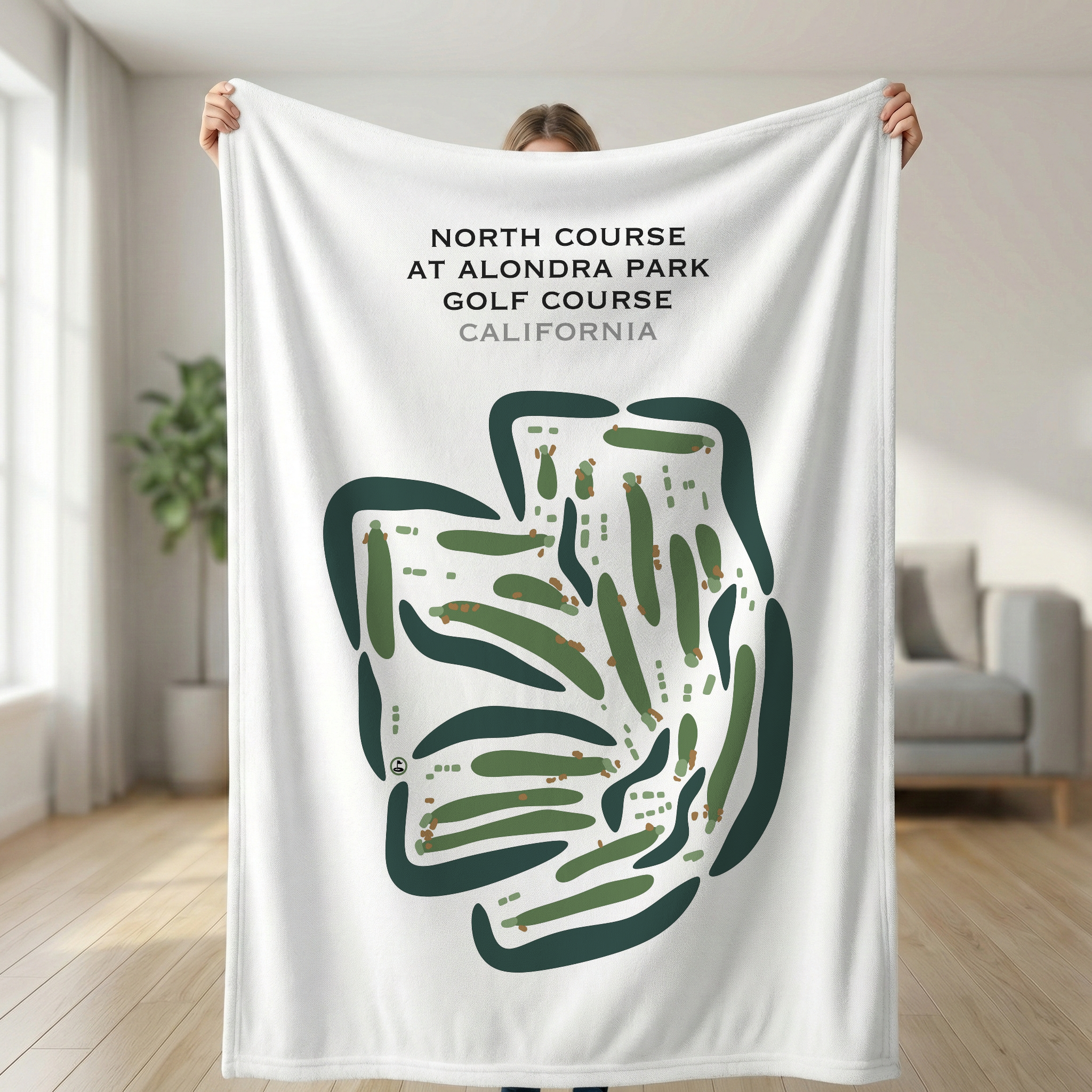 North Course at Toscana Country Club, California - Printed Golf Courses
