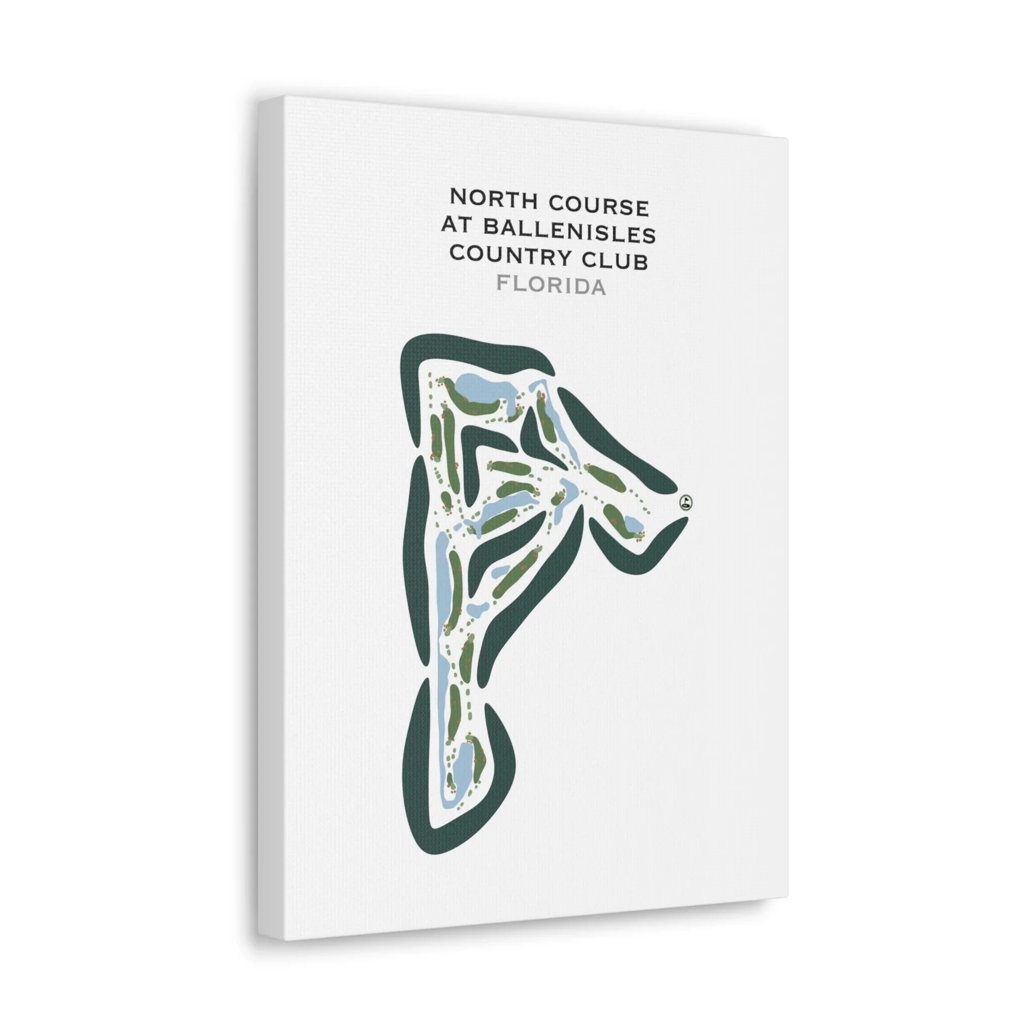 North Course at BallenIsles Country Club, Florida - Printed Golf Courses
