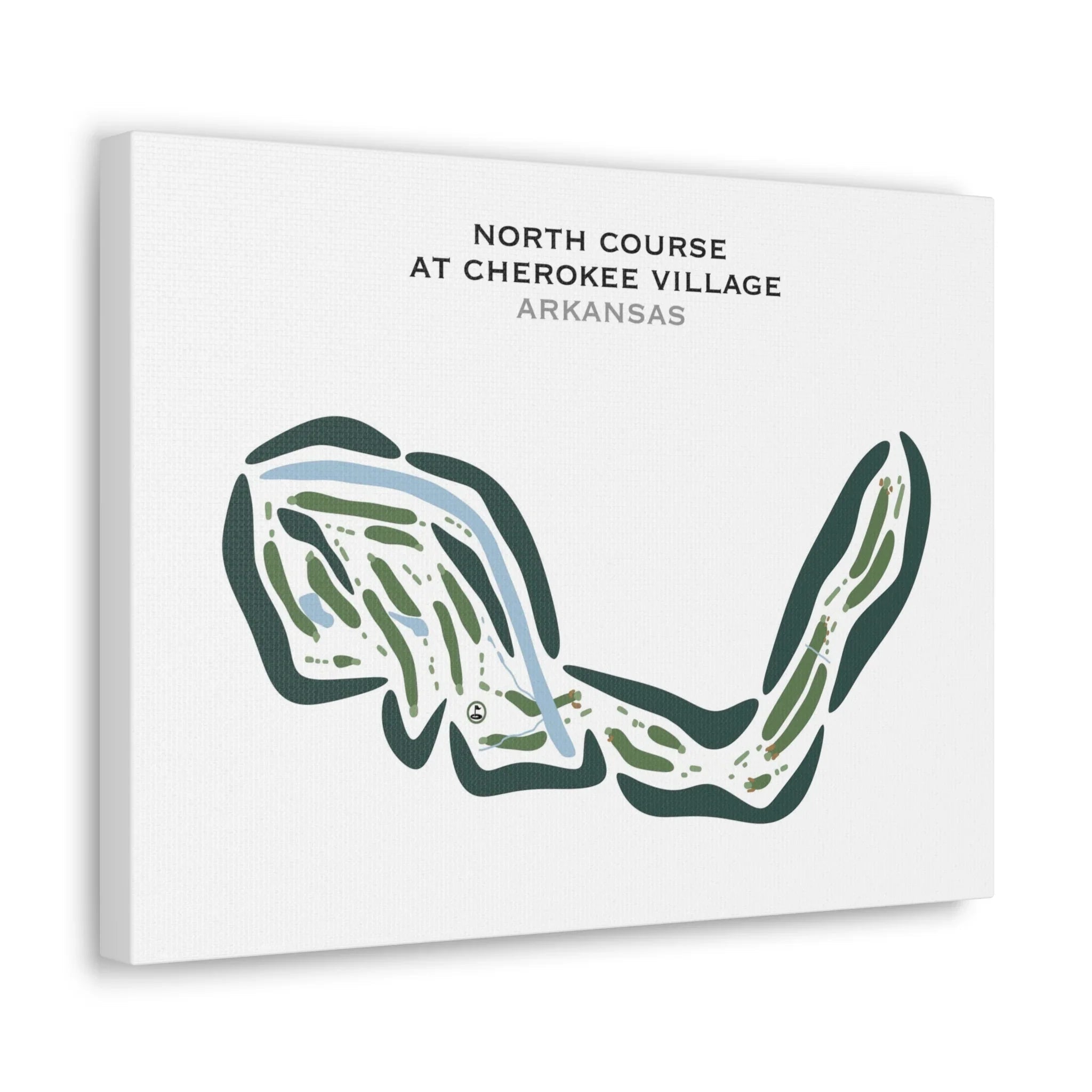 North Course at Cherokee Village, Arkansas - Printed Golf Courses