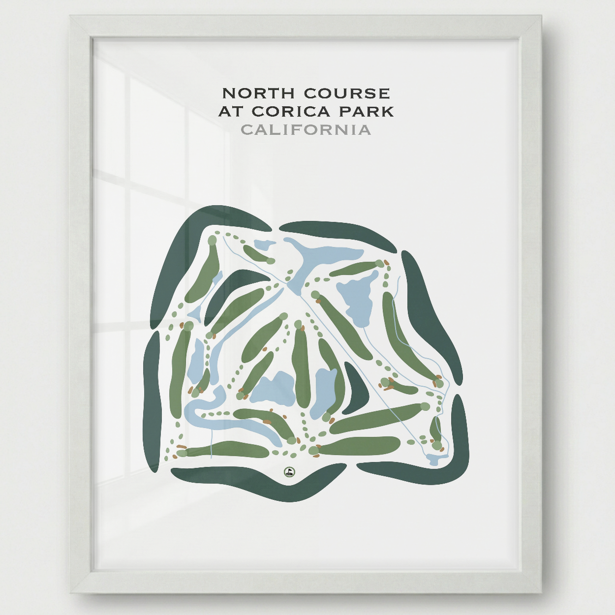 North Course at Corica Park, California - Printed Golf Courses