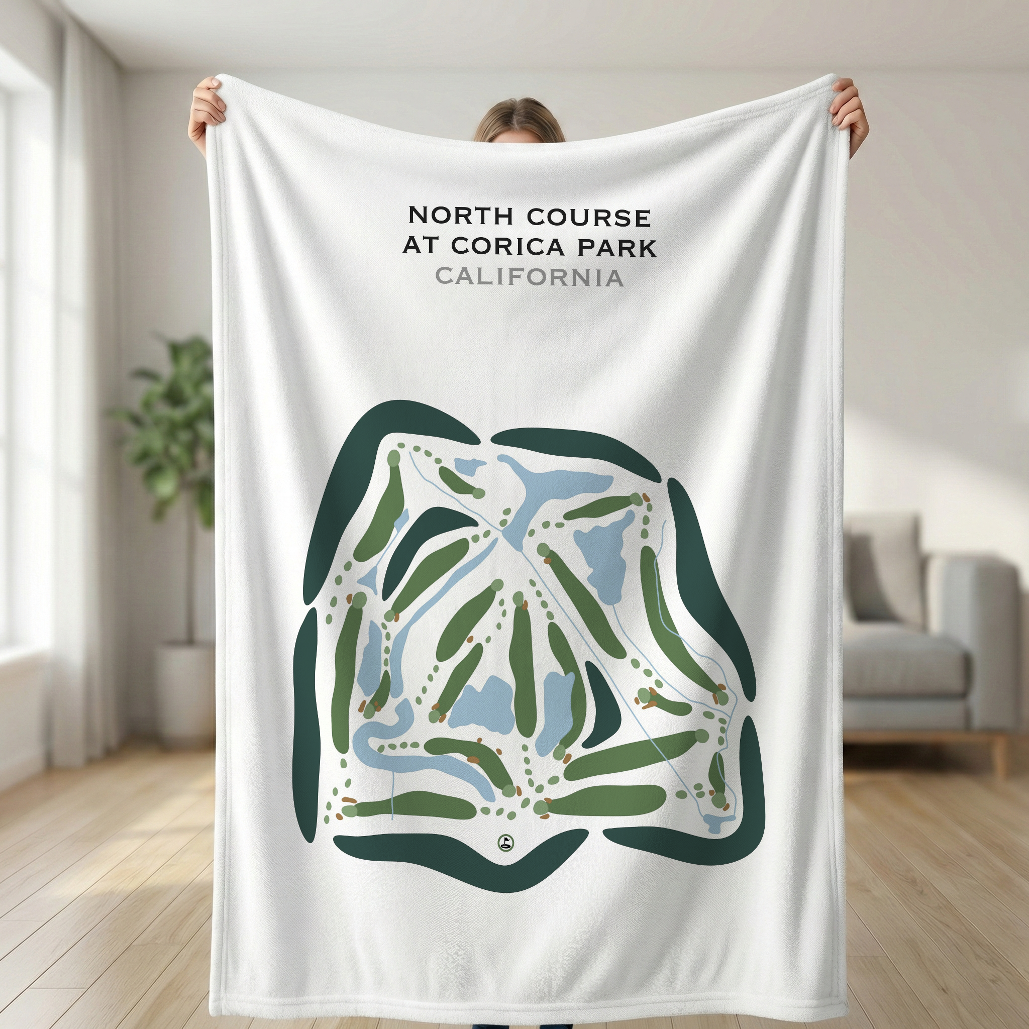 North Course at Corica Park, California - Printed Golf Courses