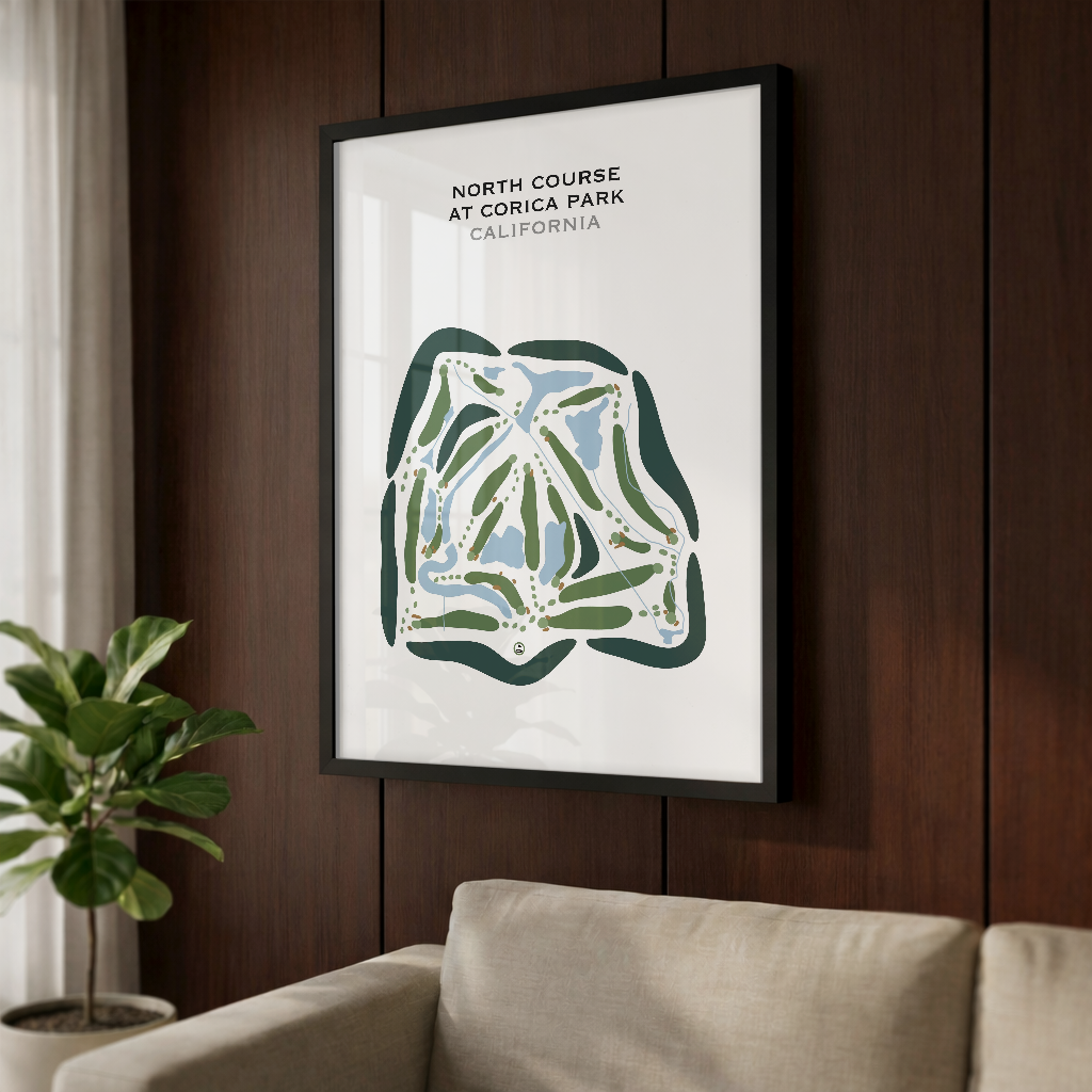 North Course at Corica Park, California - Printed Golf Courses