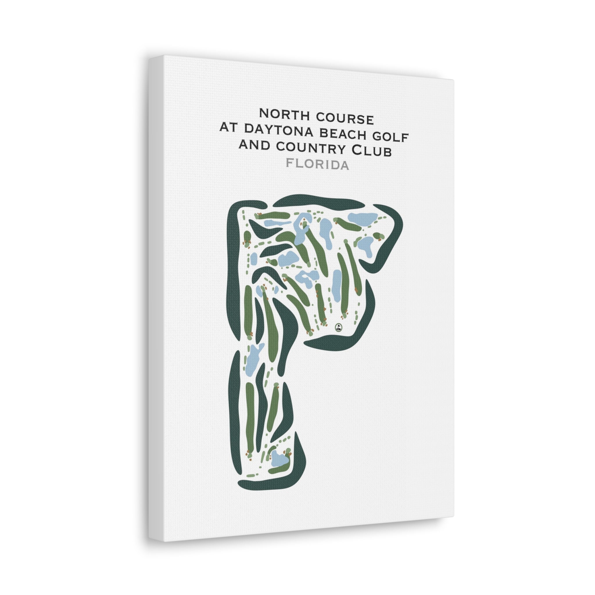 North Course at Daytona Beach Golf & Country Club, Florida - Printed Golf Courses