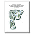 North Course at Daytona Beach Golf & Country Club, Florida - Printed Golf Courses
