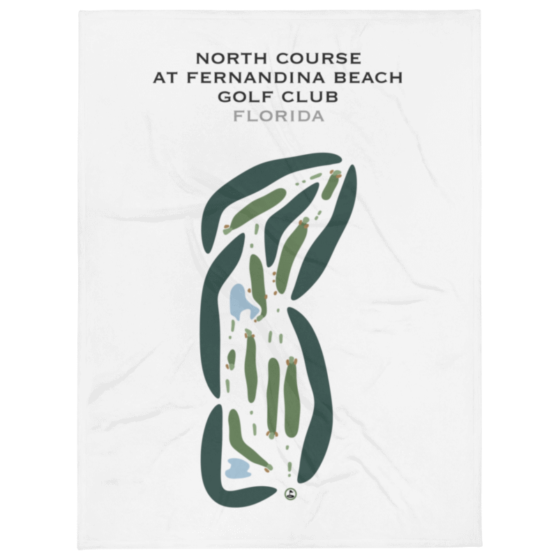 North Course at Fernandina Beach Golf Club, Florida - Printed Golf Courses