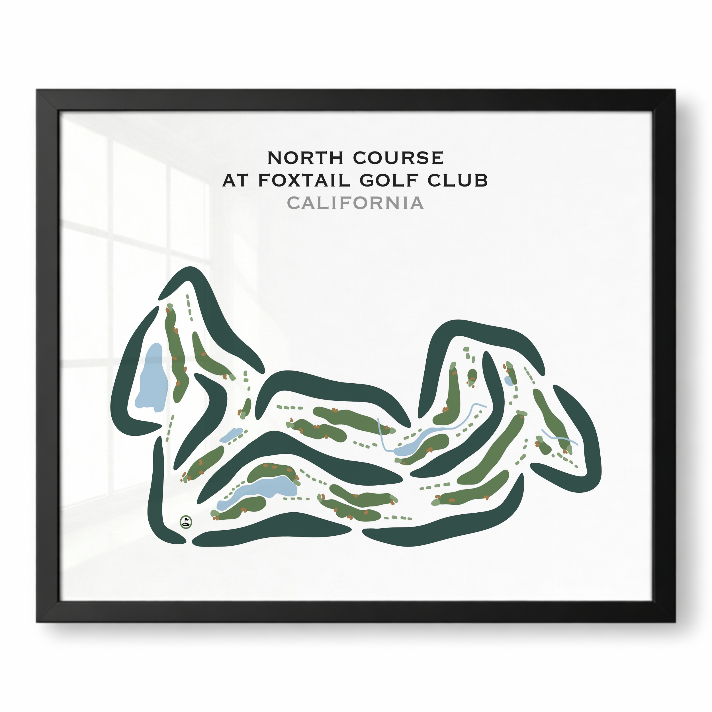 North Course at Foxtail Golf Club, California - Printed Golf Courses