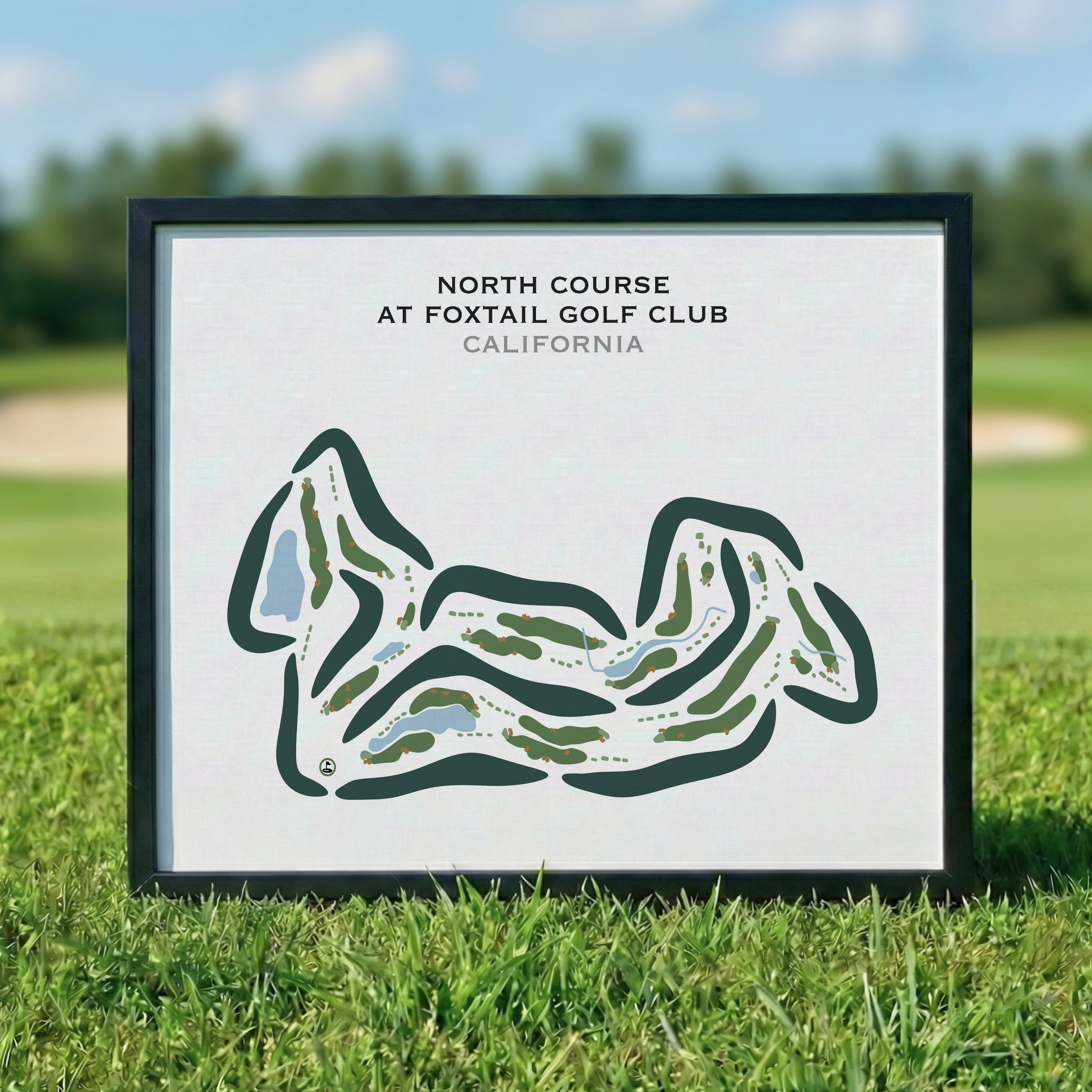 North Course at Foxtail Golf Club, California - Printed Golf Courses