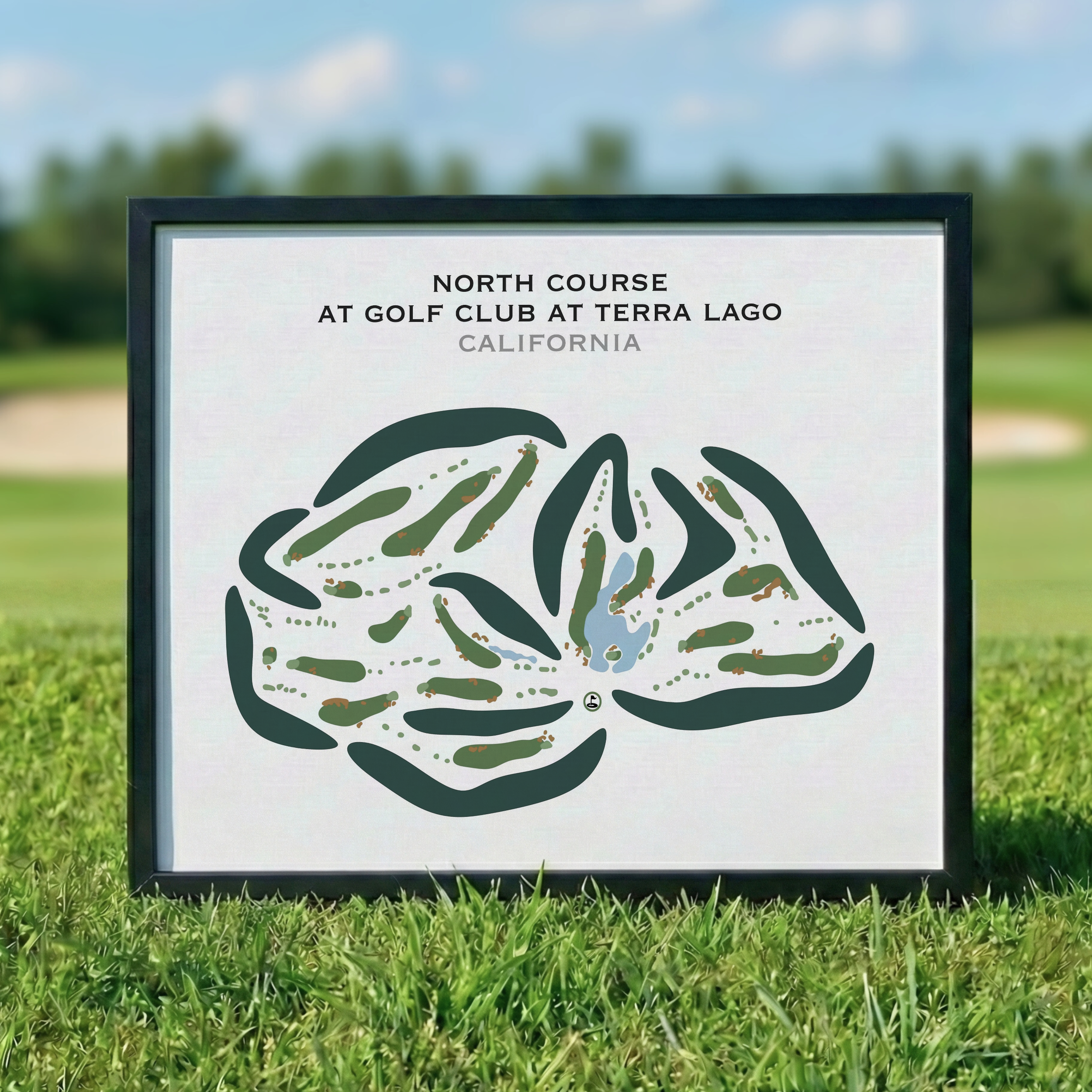 North Course at Golf Club At Terra Lago, California - Printed Golf Courses
